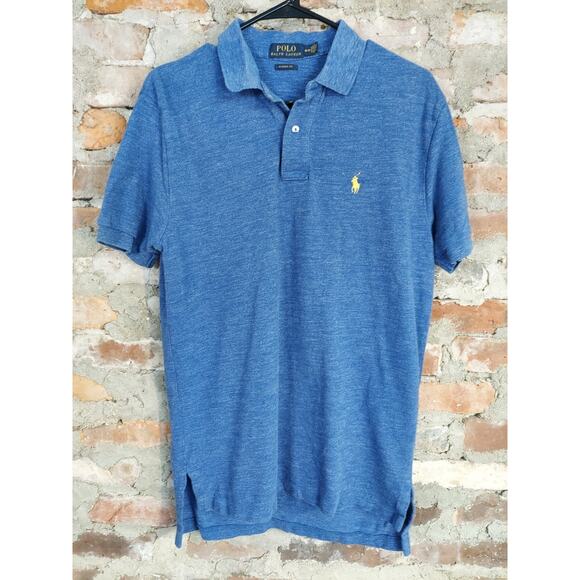 Ralph Lauren Other - Polo Ralph Lauren RL Logo Blue Mens Sz M Cotton Shirt Short Sleeve rp